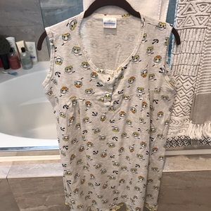31. Vintage Donald Duck night gown sleep shirt